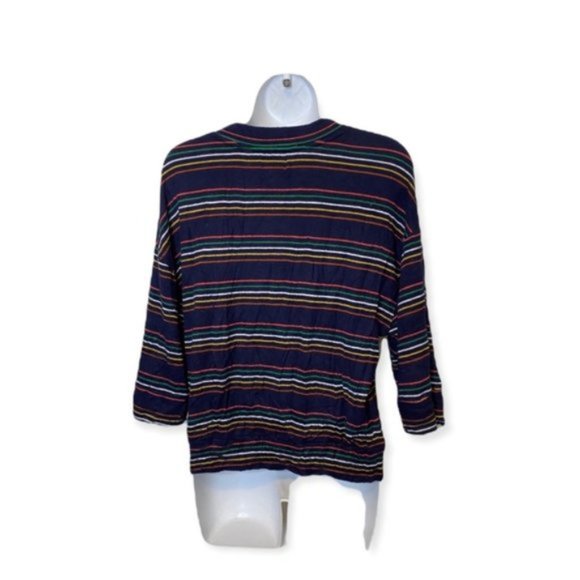 Sundry Kimono-Sleeve Striped Pullover Soft Sweatshirt Size 1 (S) - Picture 5 of 12